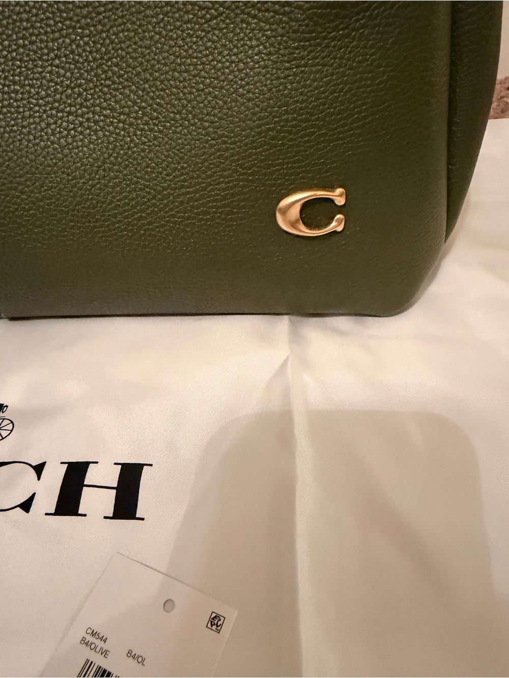 Coach Large Lana Bag in Olive - Picture 5 of 11
